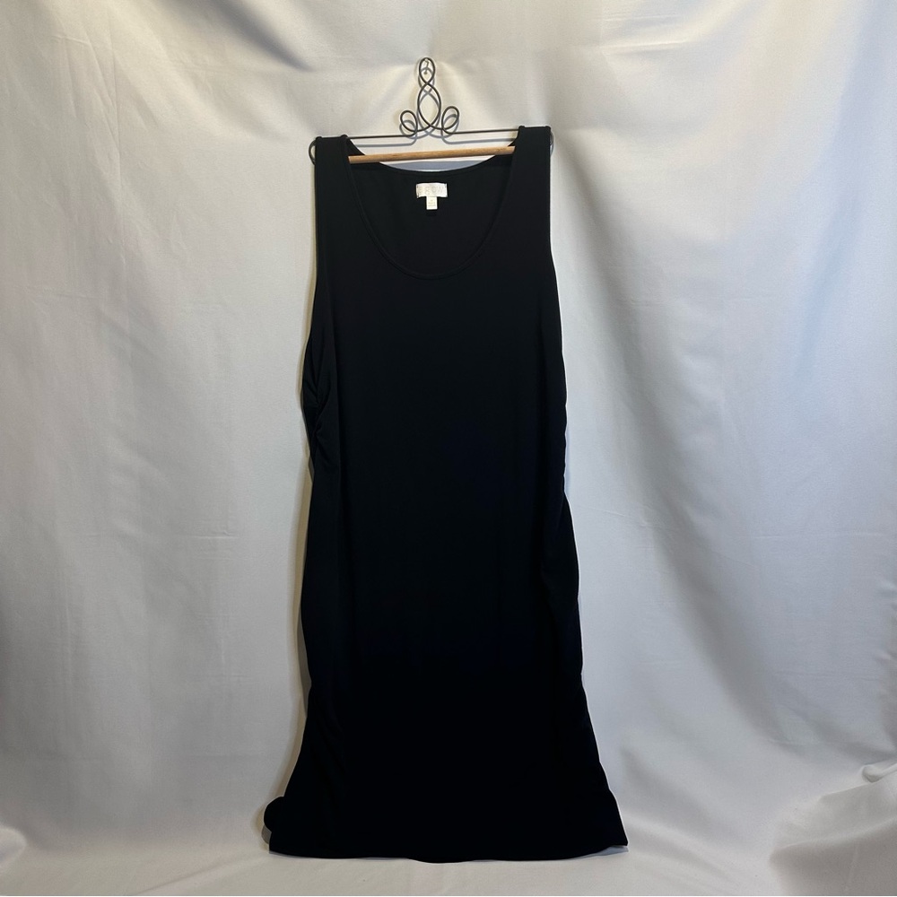 a:glow Classic Black Maternity Tank Dress Size XL